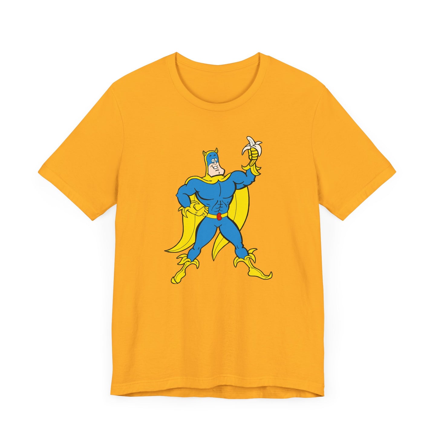 Bananaman Short Sleeve Tee Shirt - A Heroic Nod to 80s British Cartoons