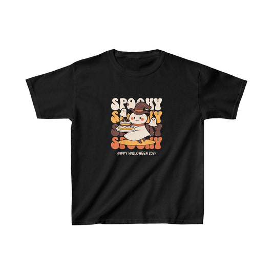 Kids Spooky Halloween 2024 Short Sleeve Tee Shirt