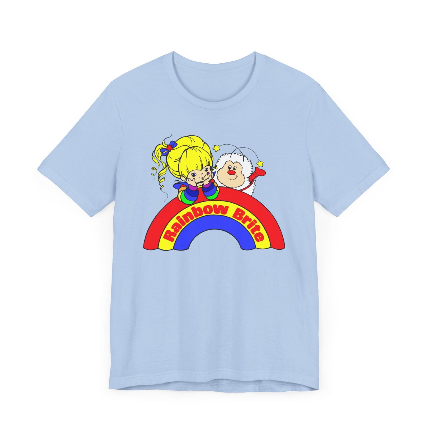 Rainbow Brite Short Sleeve Tee Shirt - A Colorful 80s Throwback