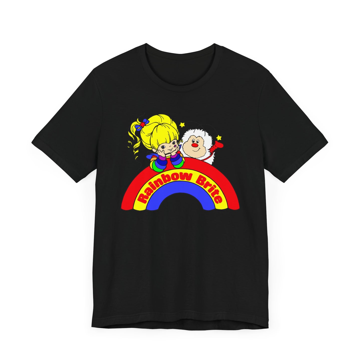 Rainbow Brite Short Sleeve Tee Shirt - A Colorful 80s Throwback