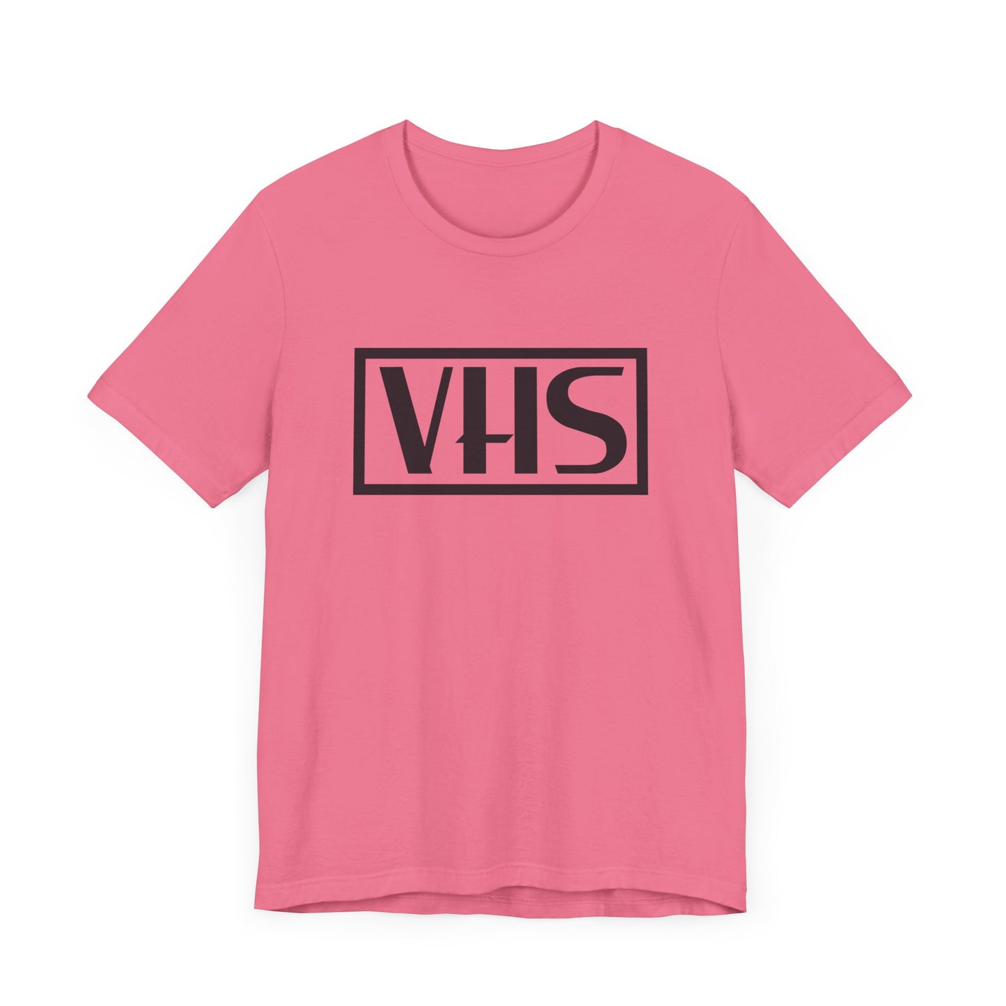 VHS Logo Short Sleeve Tee Shirt - A Nostalgic Tribute to the 80s and 90s