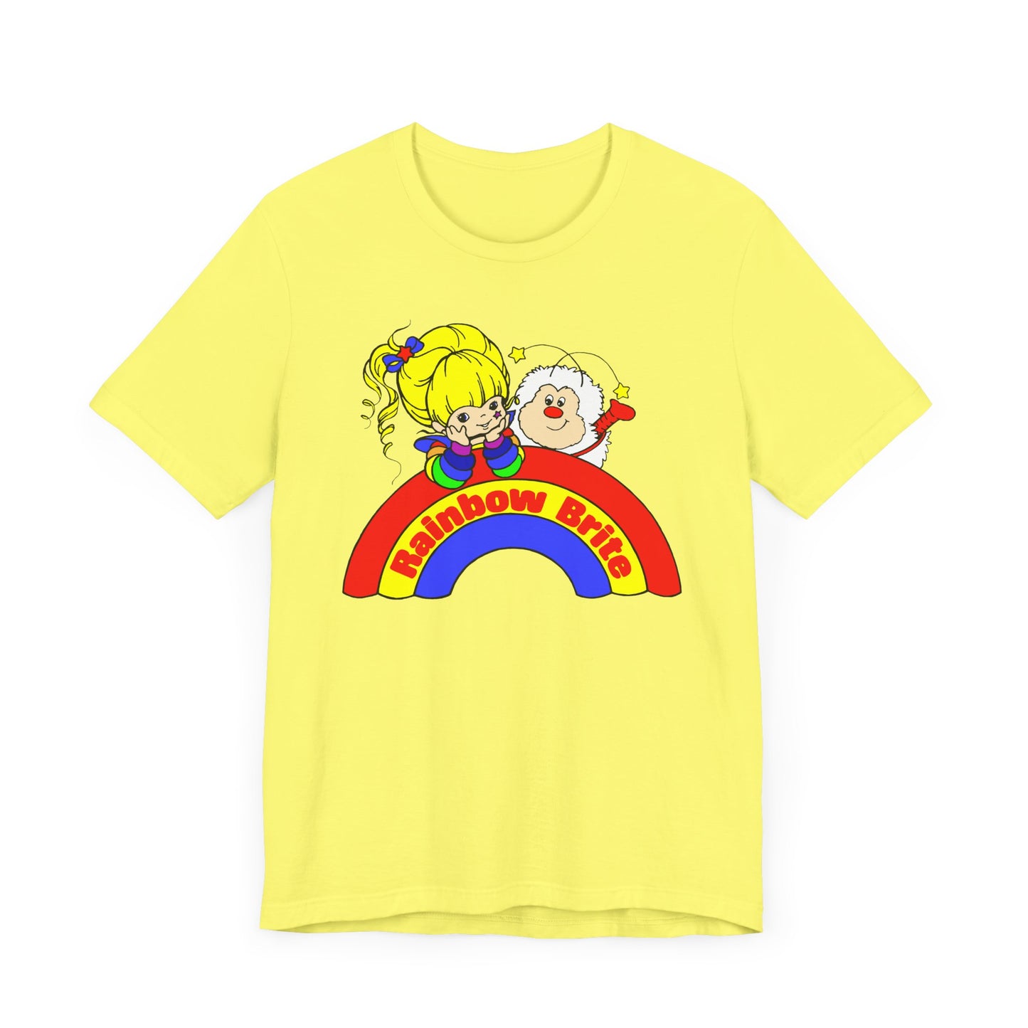 Rainbow Brite Short Sleeve Tee Shirt - A Colorful 80s Throwback