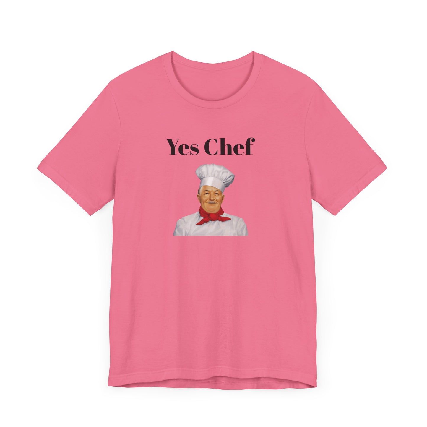 Yes Chef Short Sleeve Tee Shirt - A Tribute to the Original Culinary Icon