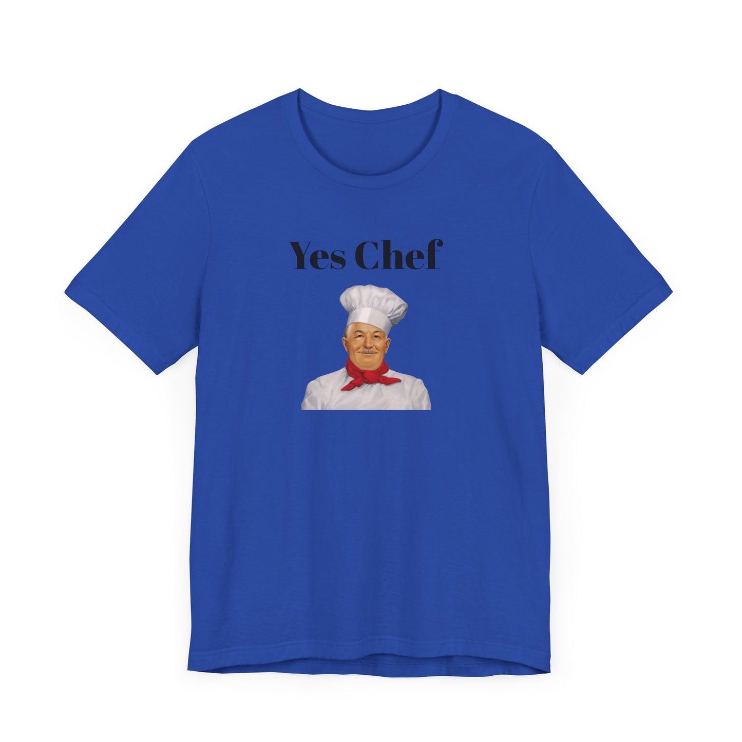 Yes Chef Short Sleeve Tee Shirt - A Tribute to the Original Culinary Icon