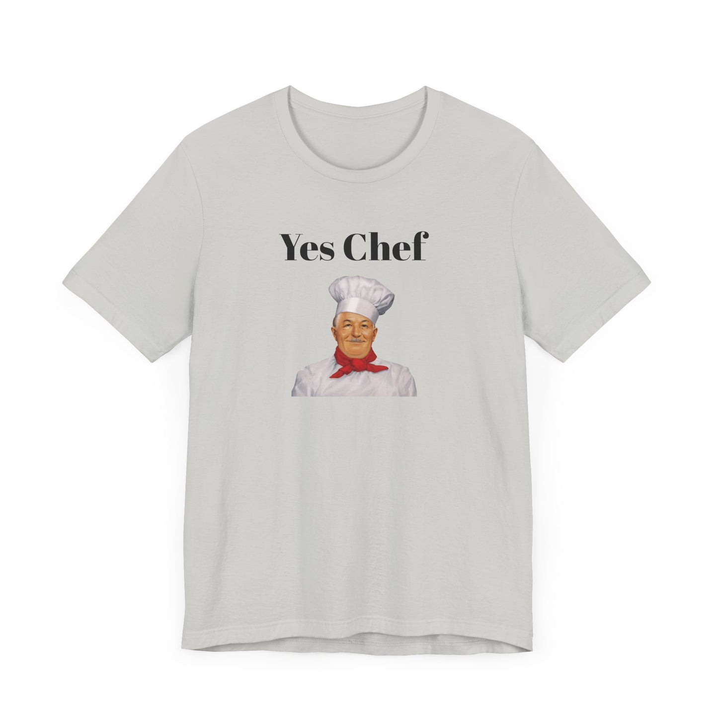 Yes Chef Short Sleeve Tee Shirt - A Tribute to the Original Culinary Icon