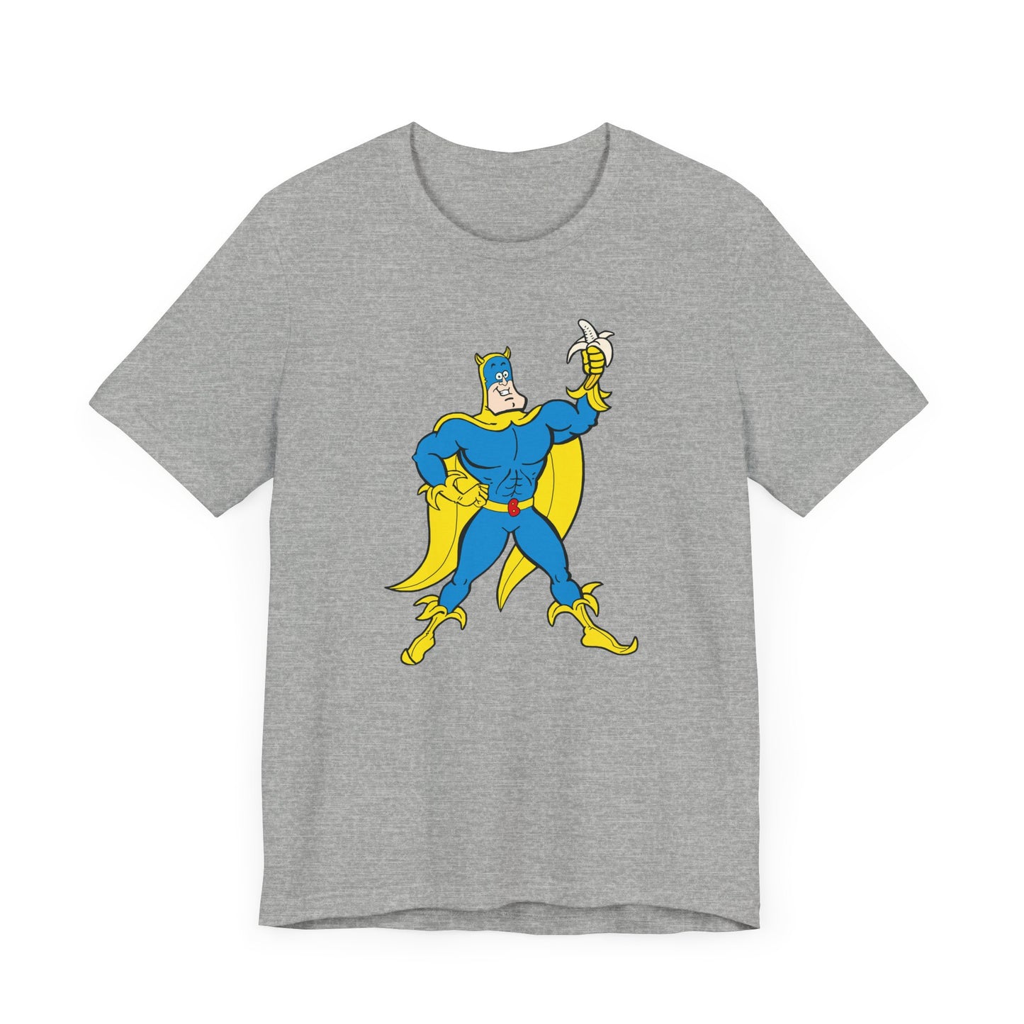 Bananaman Short Sleeve Tee Shirt - A Heroic Nod to 80s British Cartoons