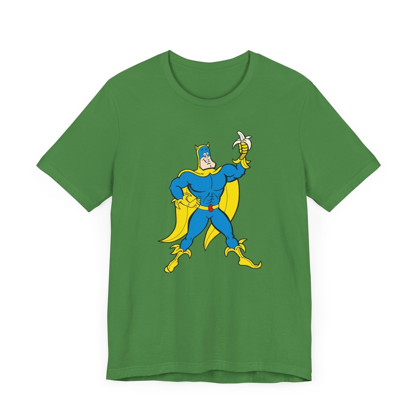 Bananaman Short Sleeve Tee Shirt - A Heroic Nod to 80s British Cartoons