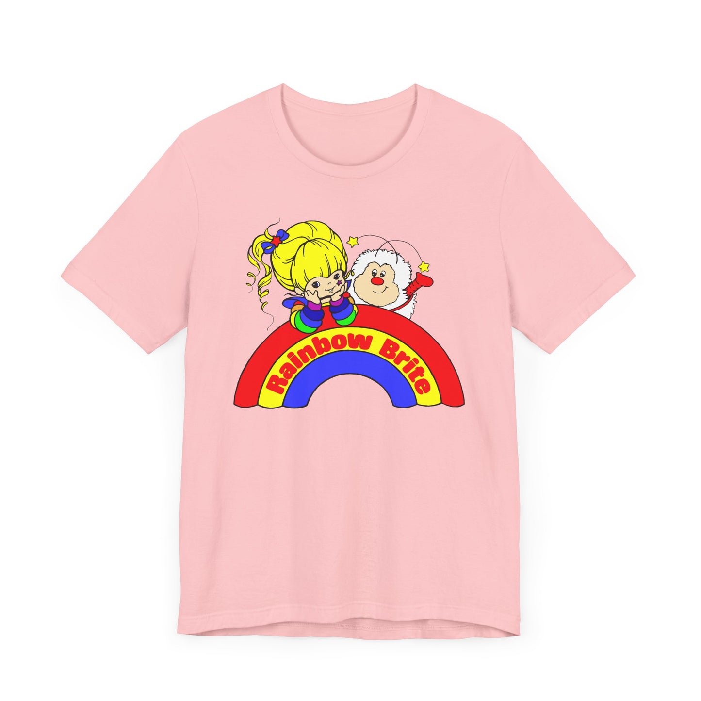 Rainbow Brite Short Sleeve Tee Shirt - A Colorful 80s Throwback