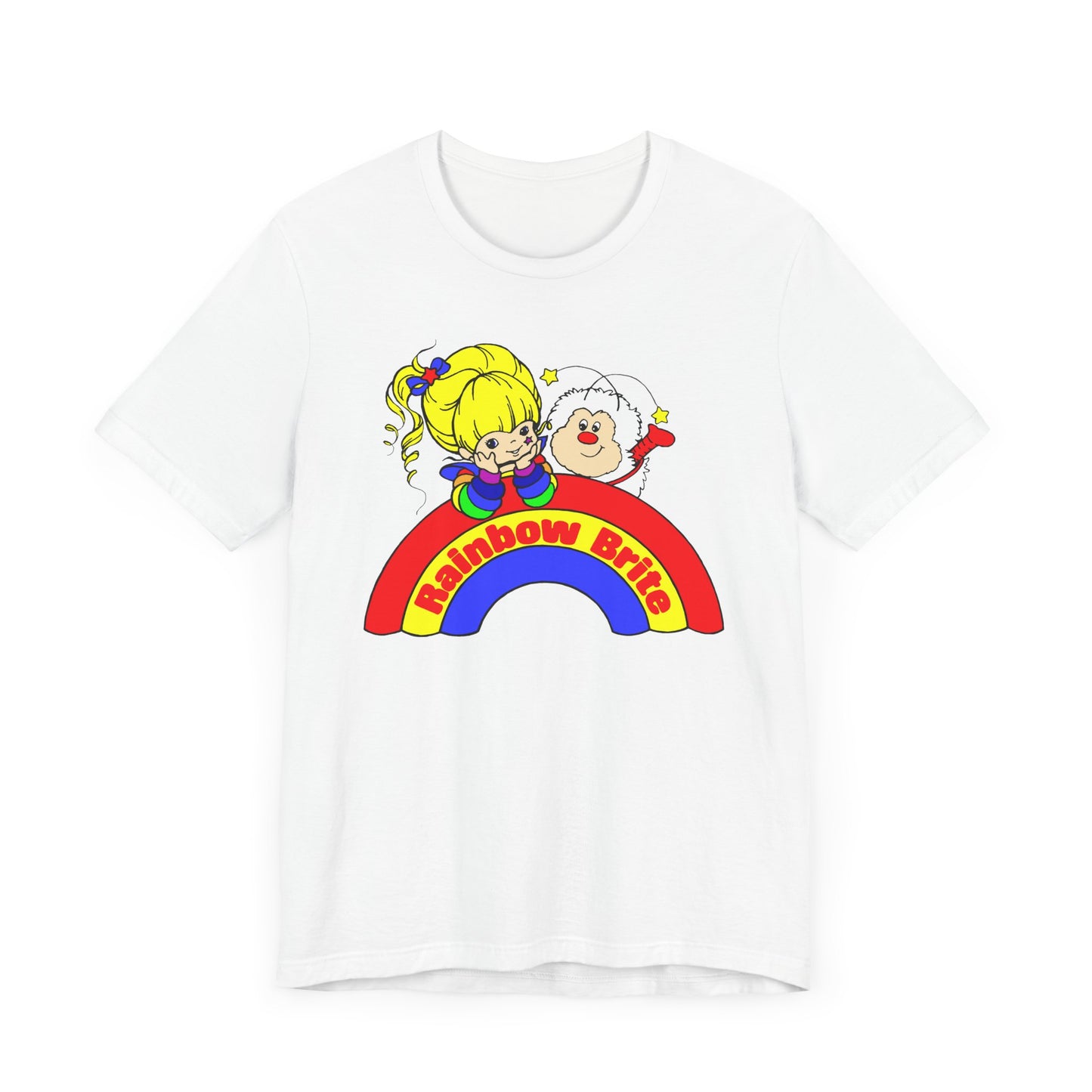 Rainbow Brite Short Sleeve Tee Shirt - A Colorful 80s Throwback