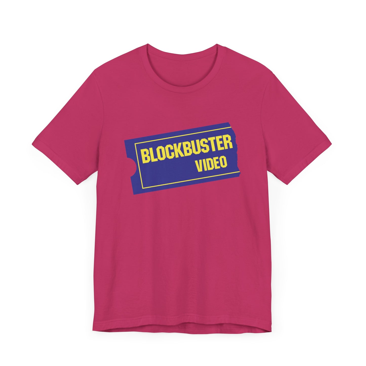 Blockbuster Video Short Sleeve Tee Shirt - A Nostalgic Tribute to Movie Night