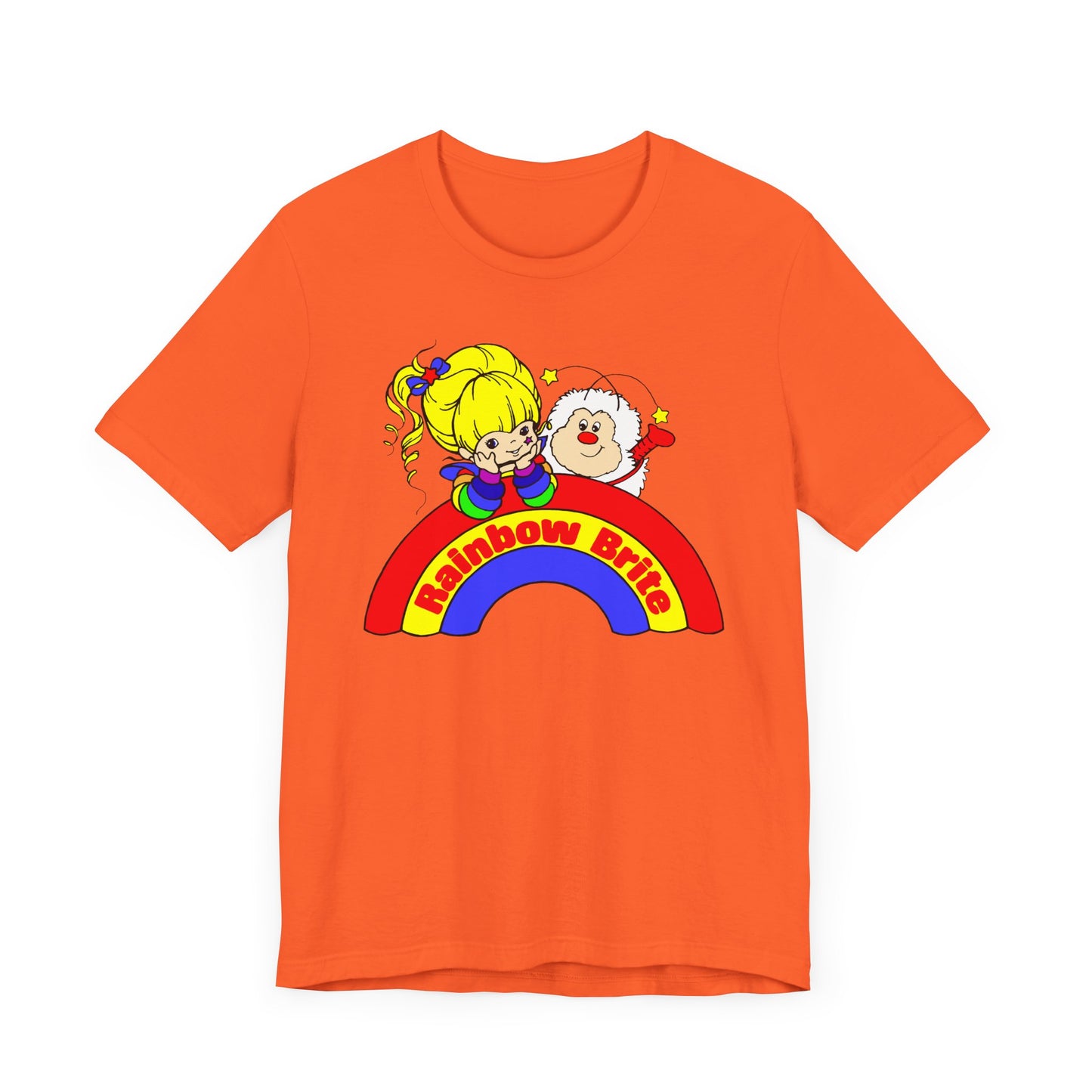 Rainbow Brite Short Sleeve Tee Shirt - A Colorful 80s Throwback