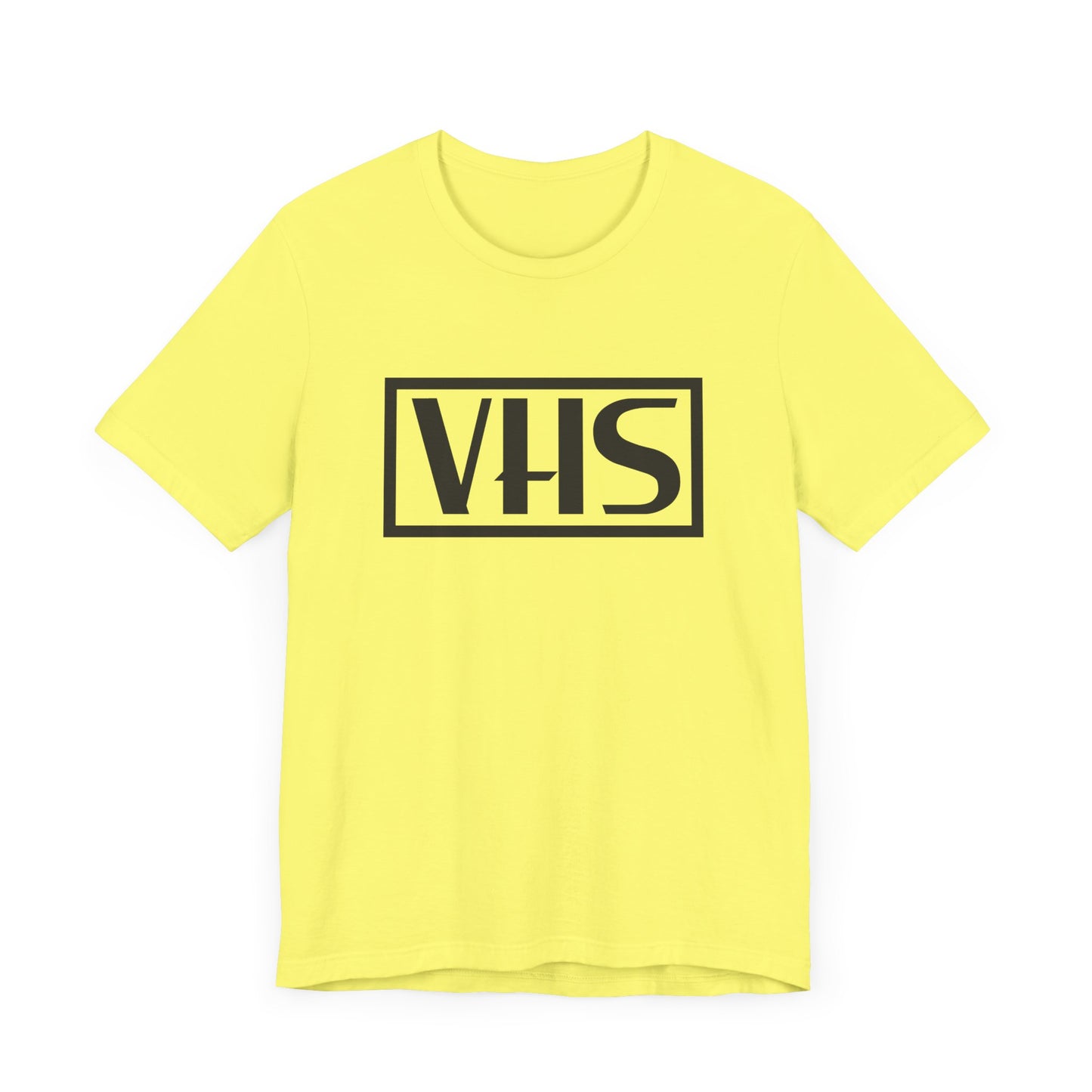 VHS Logo Short Sleeve Tee Shirt - A Nostalgic Tribute to the 80s and 90s