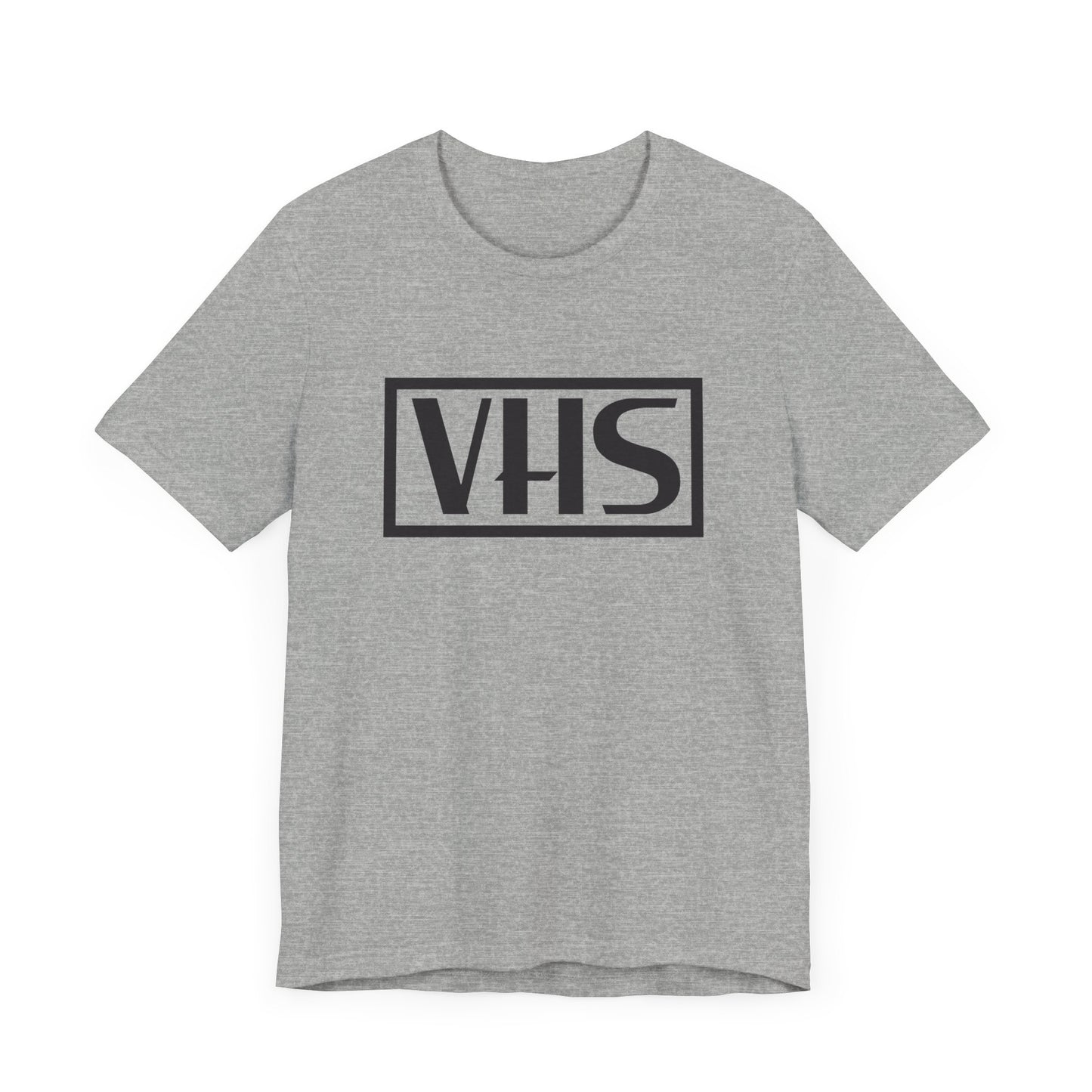 VHS Logo Short Sleeve Tee Shirt - A Nostalgic Tribute to the 80s and 90s