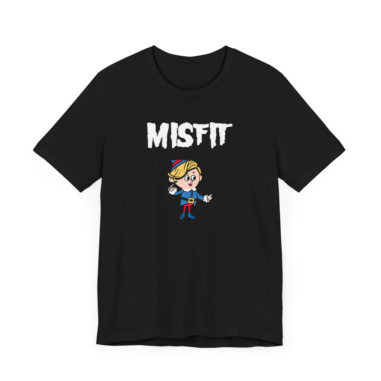 Misfit Christmas Elf Short Sleeve Tee