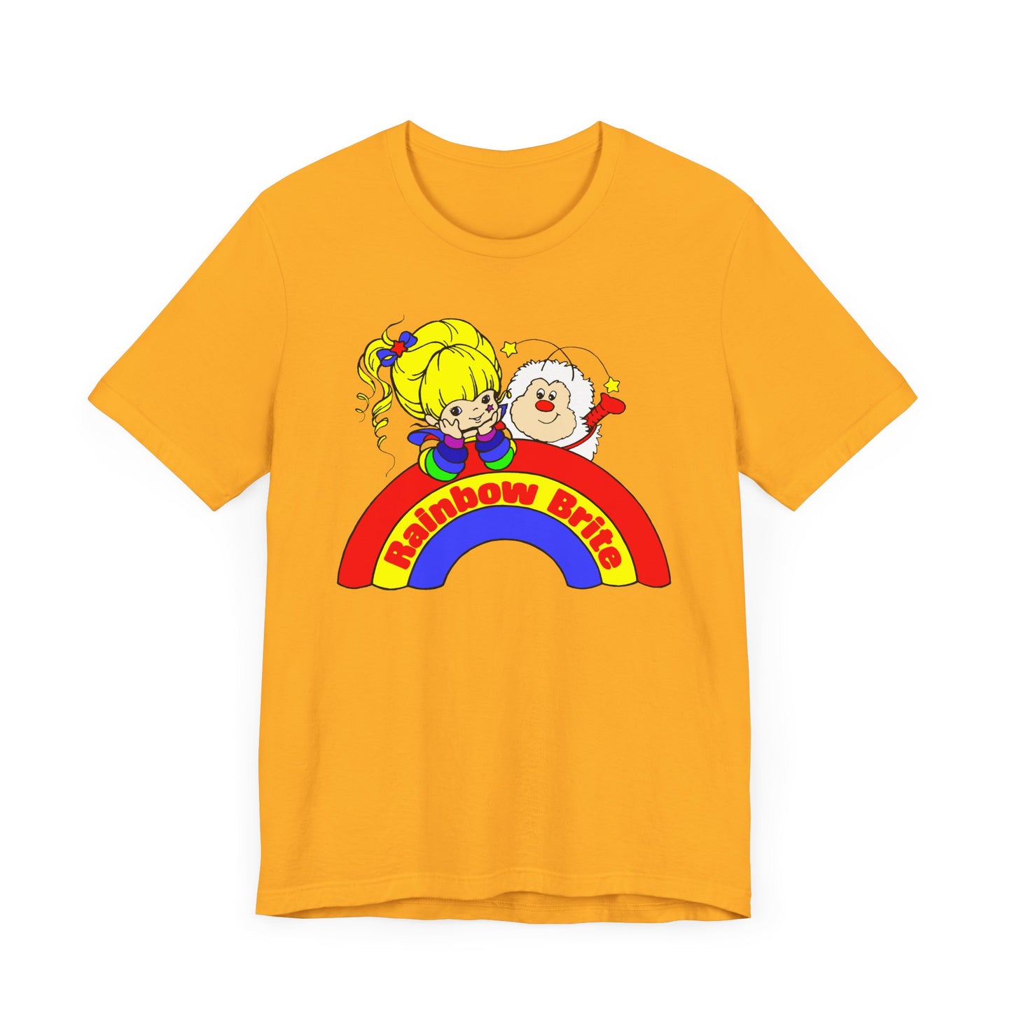 Rainbow Brite Short Sleeve Tee Shirt - A Colorful 80s Throwback