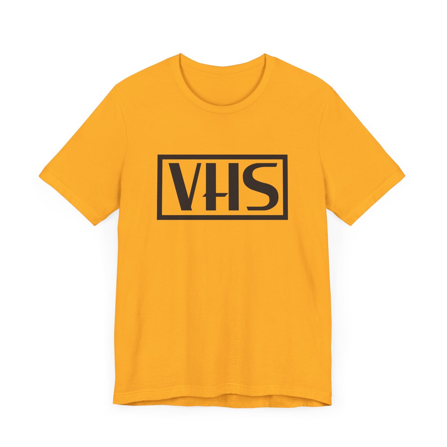 VHS Logo Short Sleeve Tee Shirt - A Nostalgic Tribute to the 80s and 90s