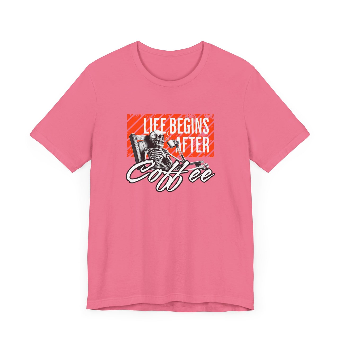 Life Begins After Coffee Halloween Tee – Funny Coffee Lover’s Shirt