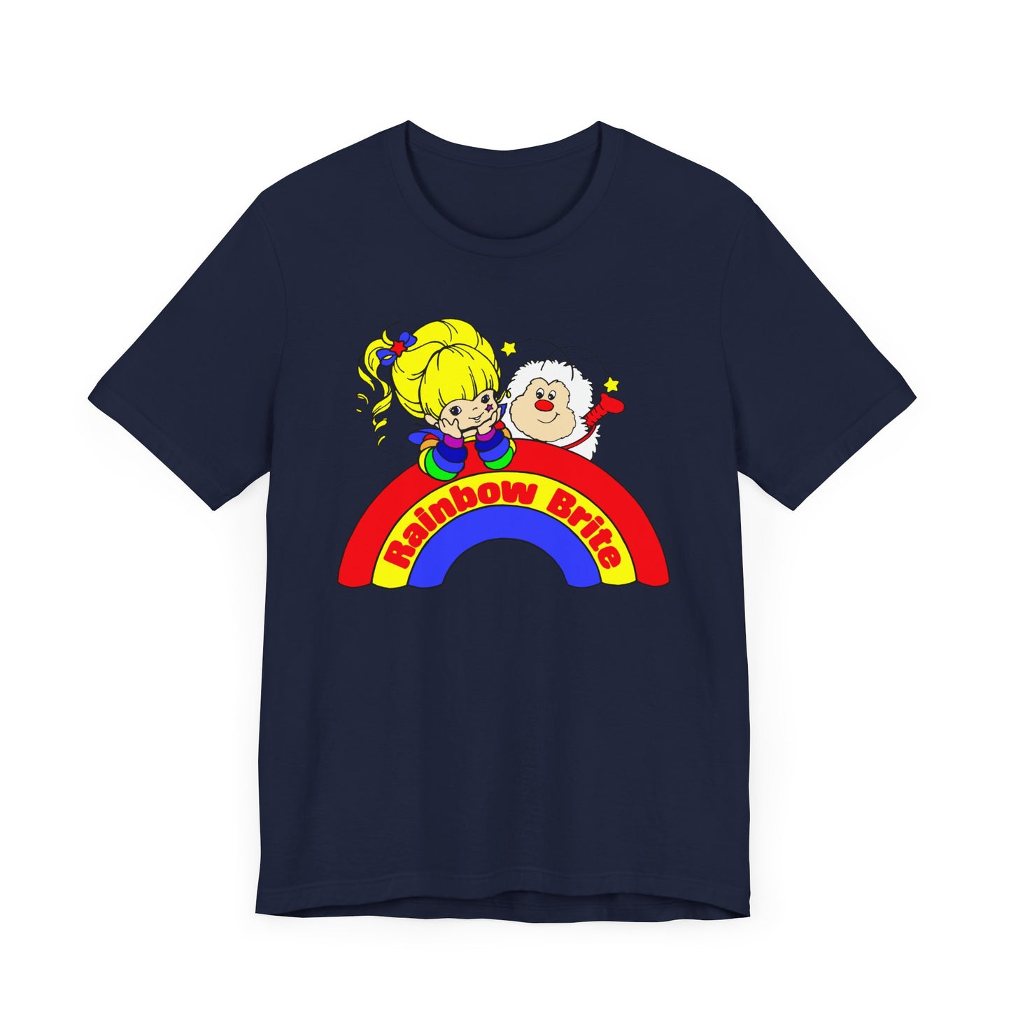 Rainbow Brite Short Sleeve Tee Shirt - A Colorful 80s Throwback