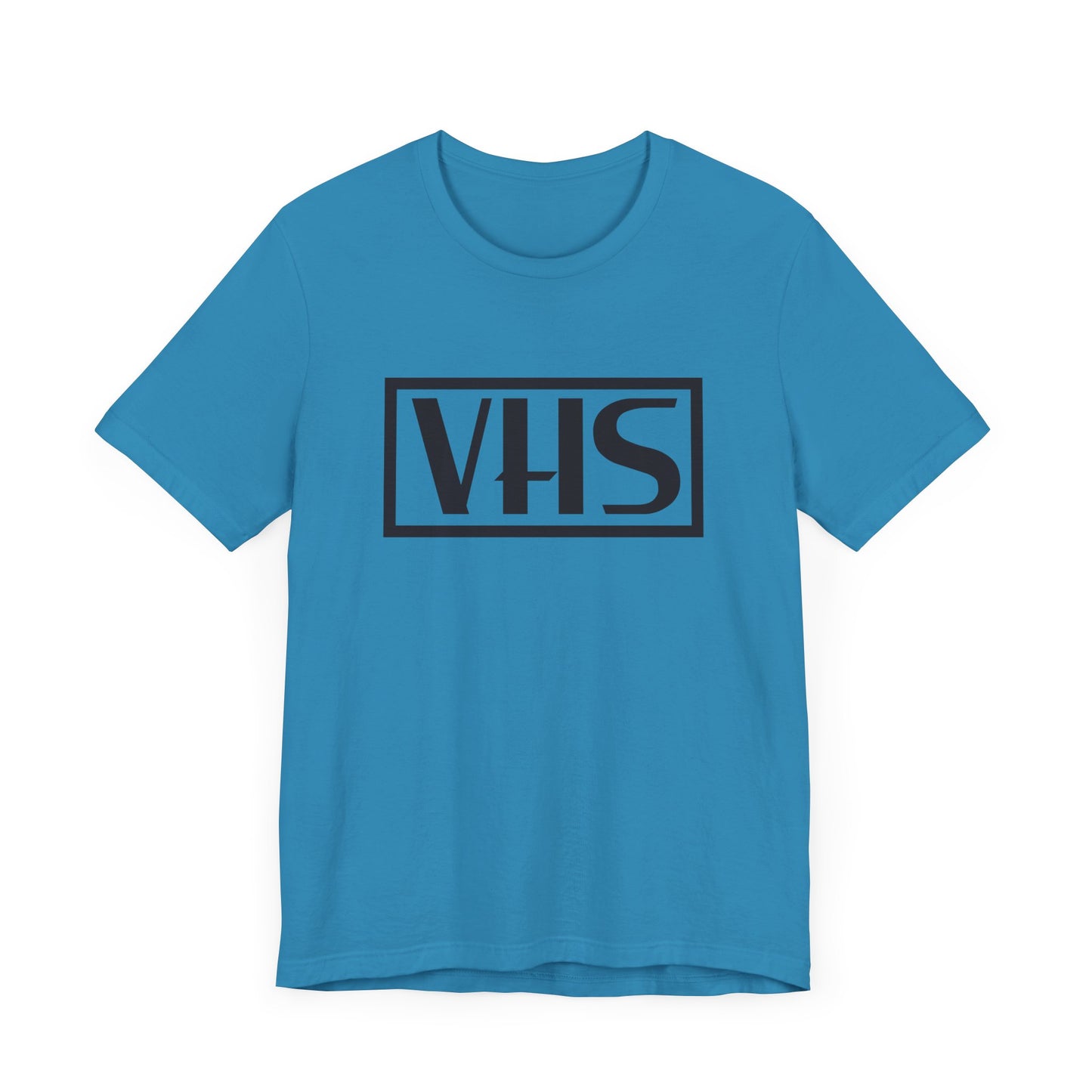 VHS Logo Short Sleeve Tee Shirt - A Nostalgic Tribute to the 80s and 90s