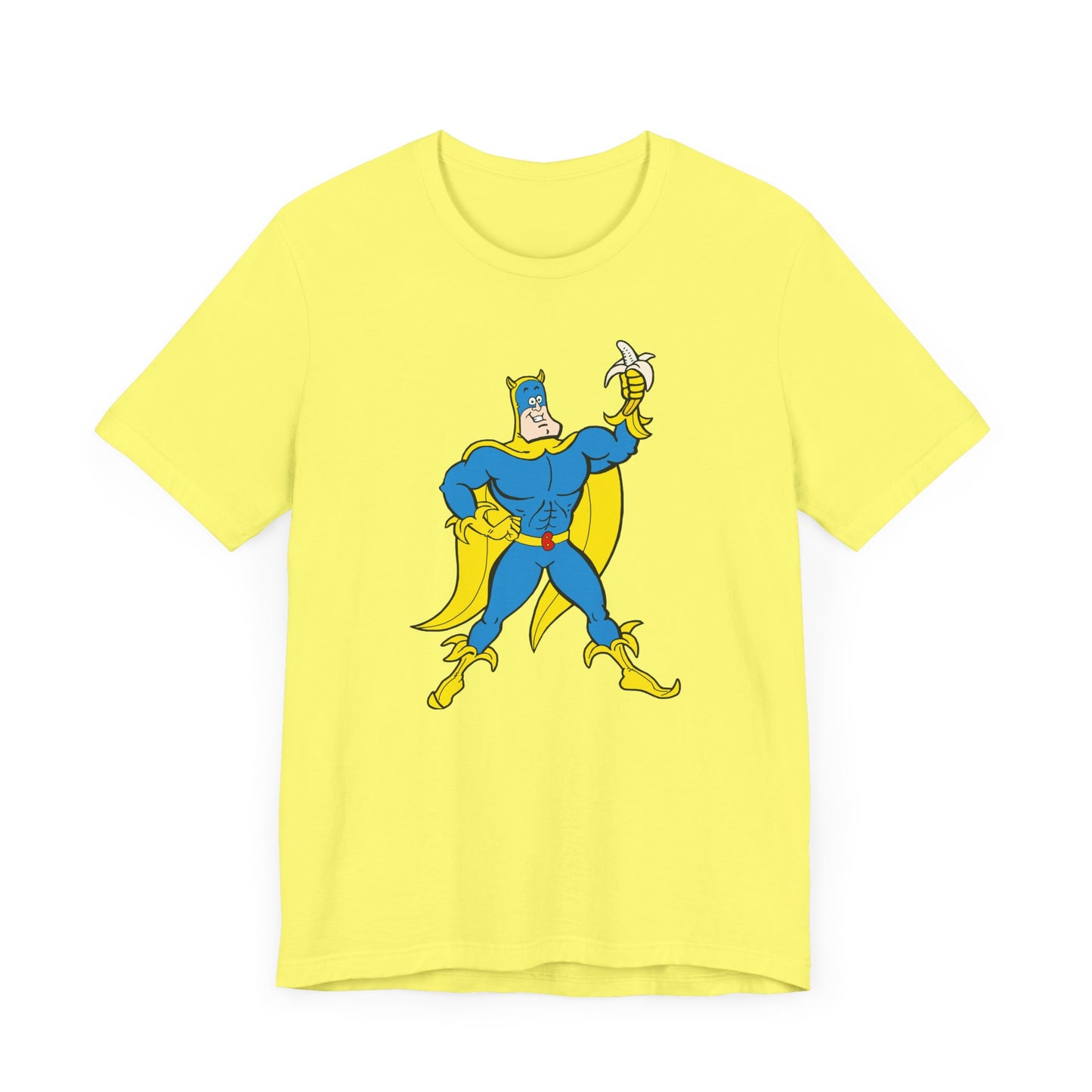 Bananaman Short Sleeve Tee Shirt - A Heroic Nod to 80s British Cartoons