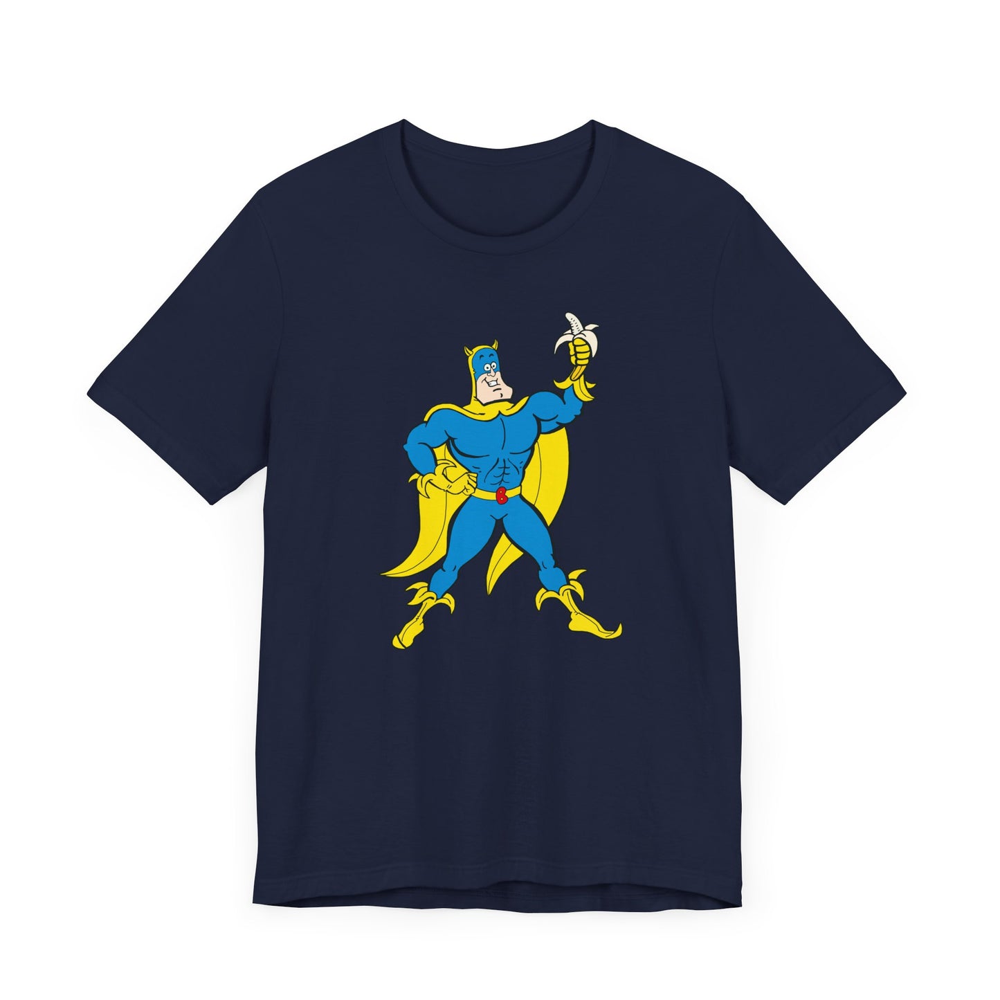 Bananaman Short Sleeve Tee Shirt - A Heroic Nod to 80s British Cartoons