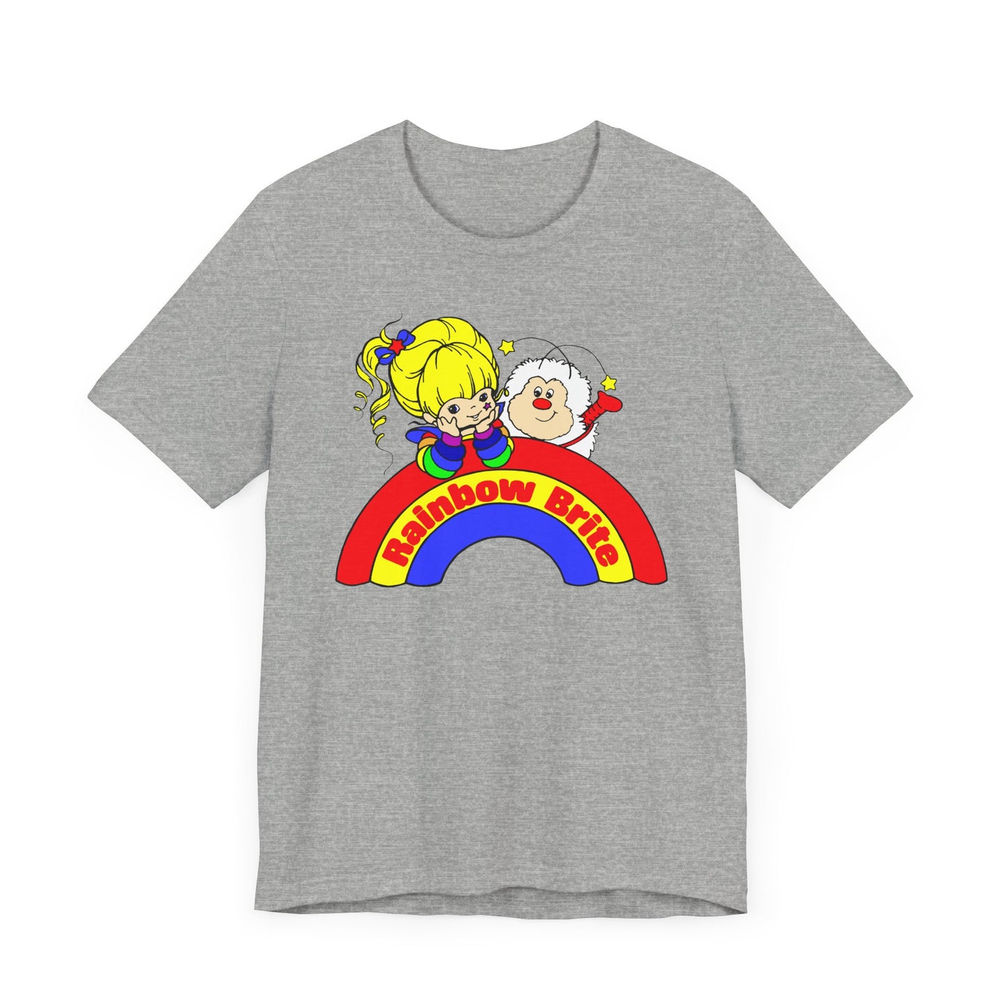 Rainbow Brite Short Sleeve Tee Shirt - A Colorful 80s Throwback