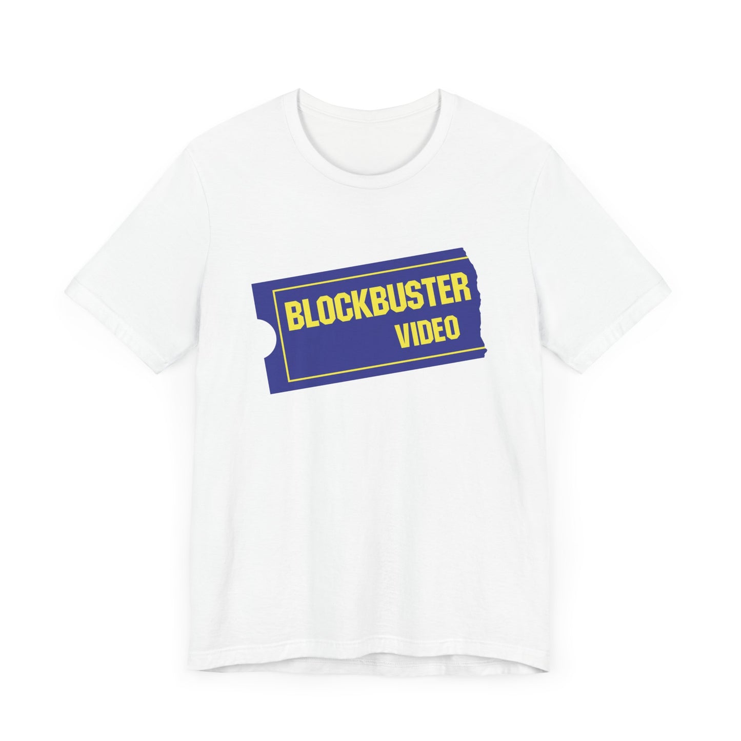 Blockbuster Video Short Sleeve Tee Shirt - A Nostalgic Tribute to Movie Night