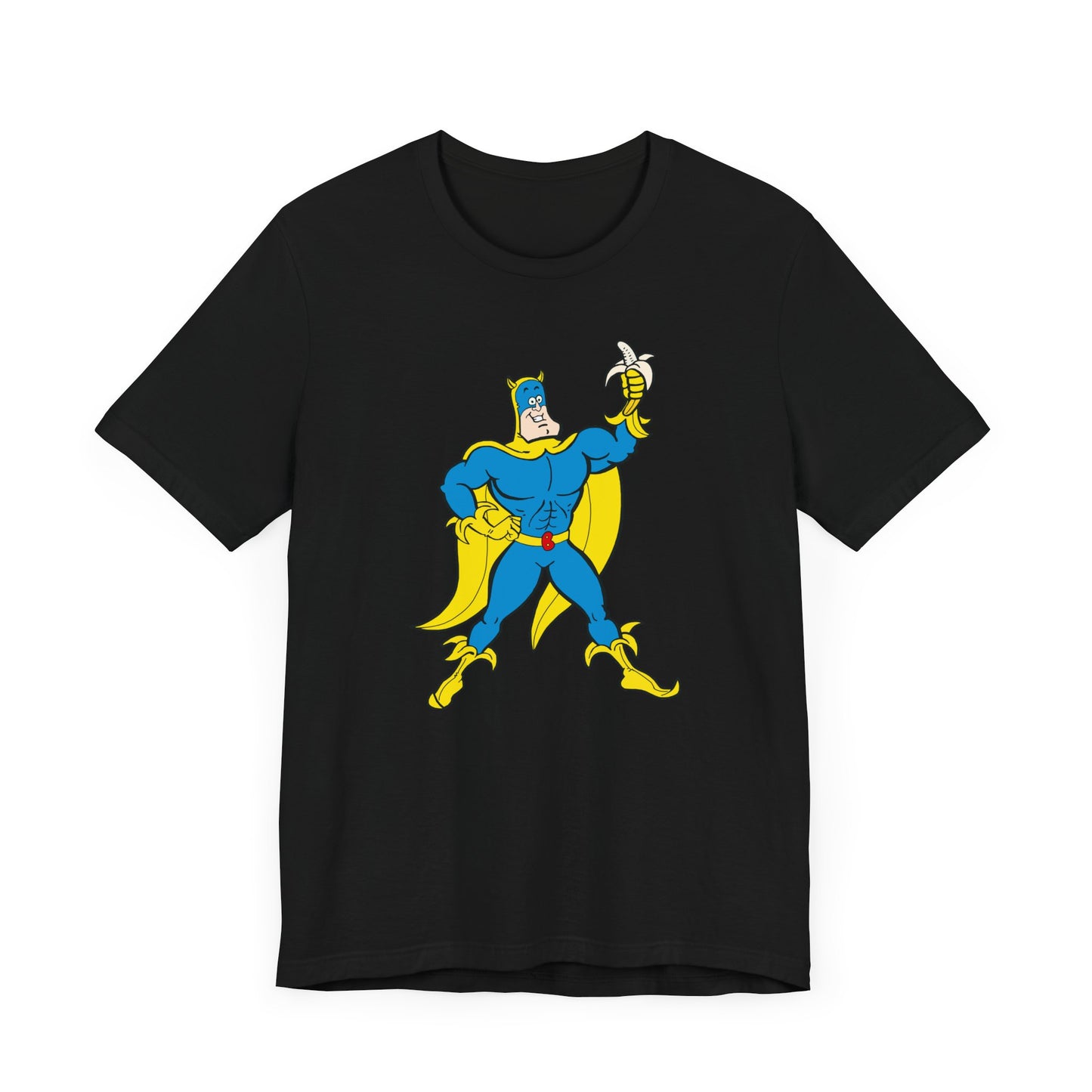 Bananaman Short Sleeve Tee Shirt - A Heroic Nod to 80s British Cartoons