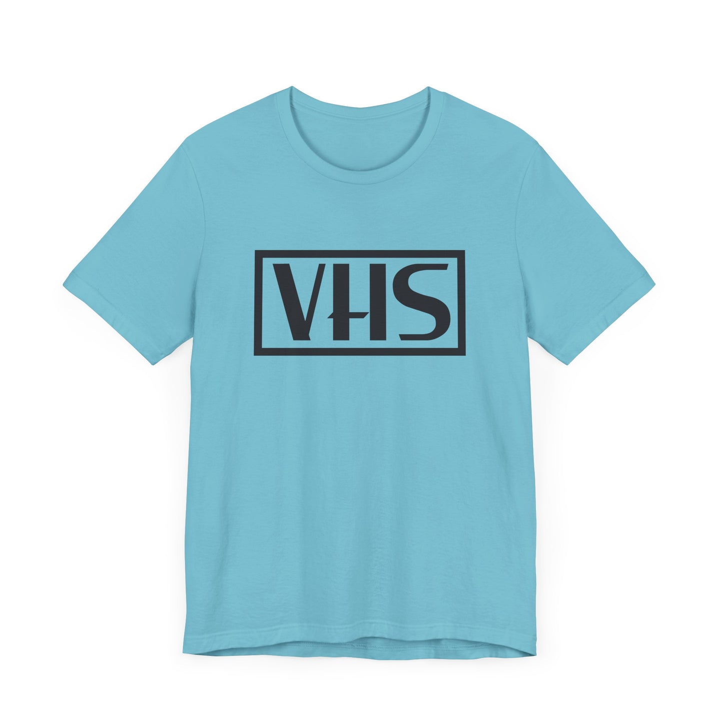 VHS Logo Short Sleeve Tee Shirt - A Nostalgic Tribute to the 80s and 90s