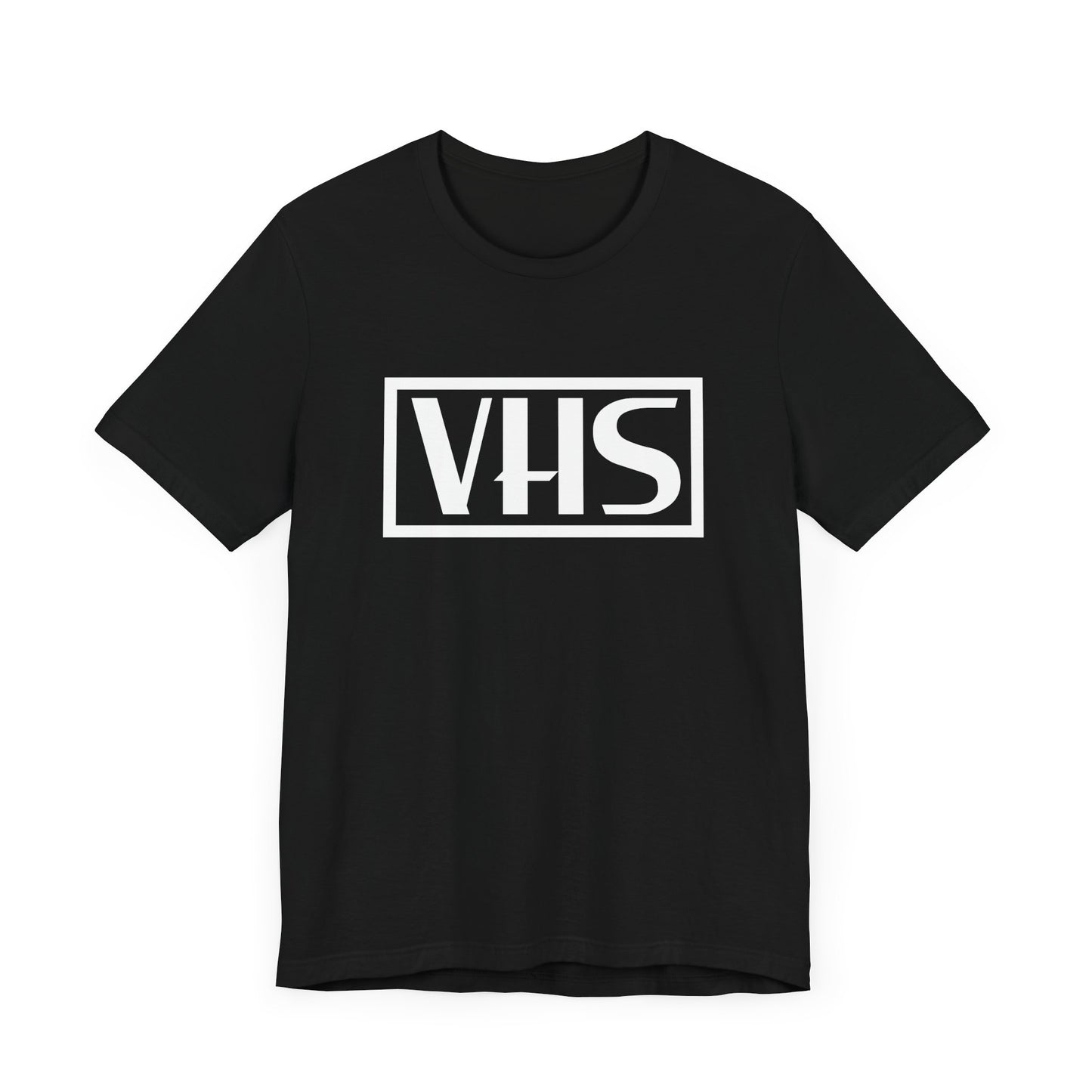 VHS Logo Short Sleeve Tee Shirt - A Nostalgic Tribute to the 80s and 90s